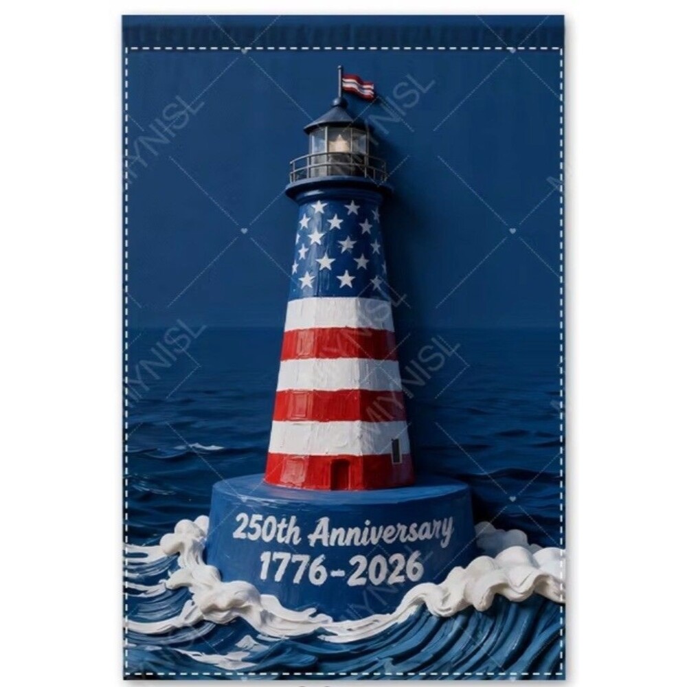 USA 250th Anniversary Garden Flag 1776-2026 We The People Patriotic Yard Decor